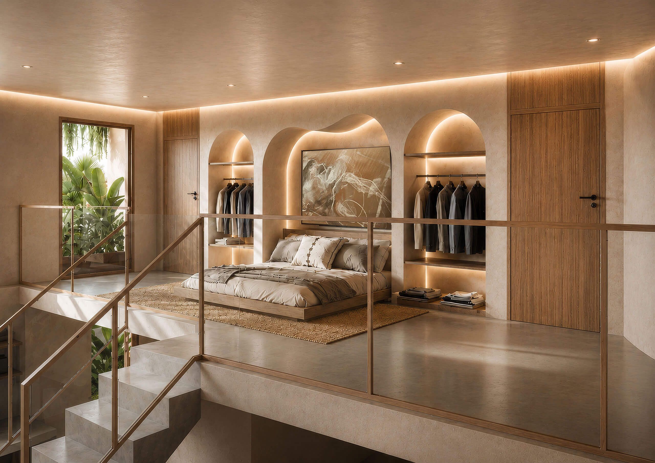 Mezzanine bedroom